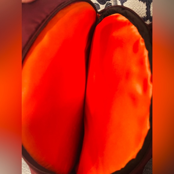 Levi's The Heritage Nylon Backpack, Purple Bright Orange Laptop Sleeve Minimal - Picture 4 of 5